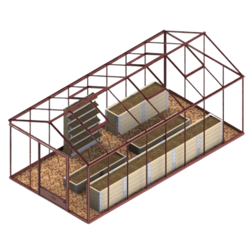 Serre équipée 18,7m² 