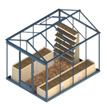 Serre équipée 7,3m² 