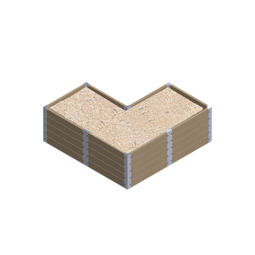 Bac potager LAMIA 72 cm