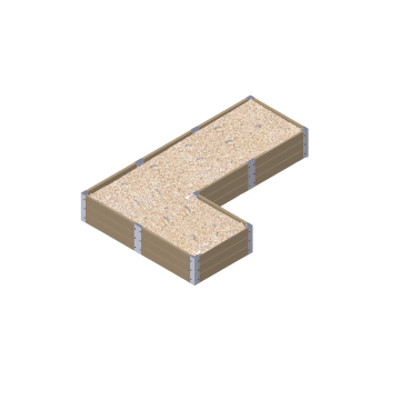 Bac potager ASTERA 43 cm